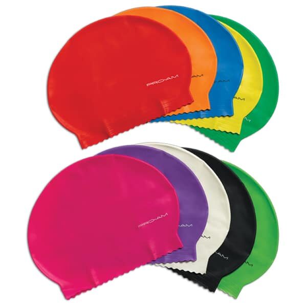 Pro-Am Latex Swim Caps