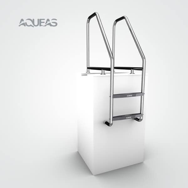 AQUEAS Commercial Wet-Deck Pool Ladder – AQ-LDR03