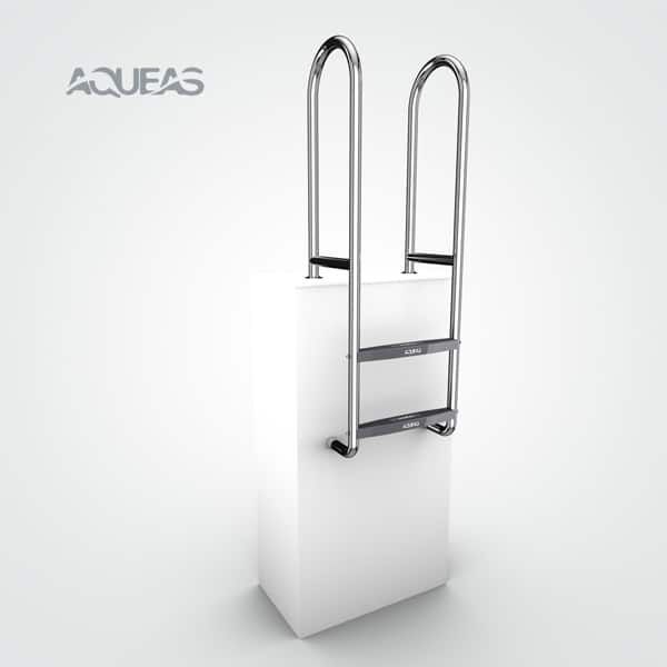 AQUEAS Commercial Narrow-Surround Pool Ladder – AQ-LDR04