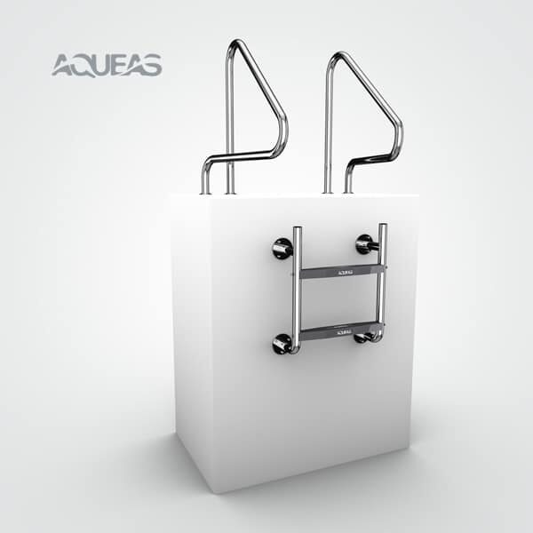 AQUEAS Commercial Wall-Mounted Pool Ladder – AQ-LDR07