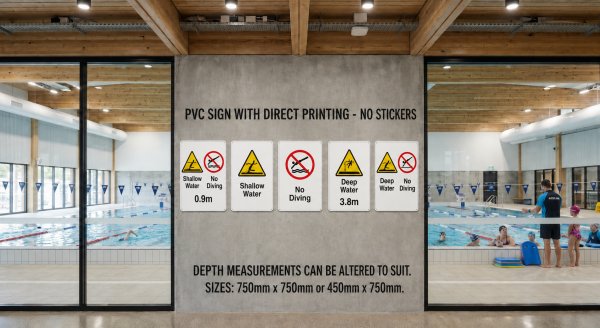 Pro-Am Pool Safety Signs