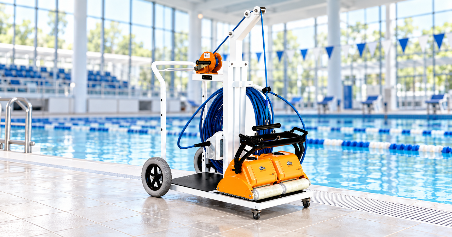 Elite Pool Cleaner Hoist: An Essential Partner for Maytronics Commercial Pool Cleaners